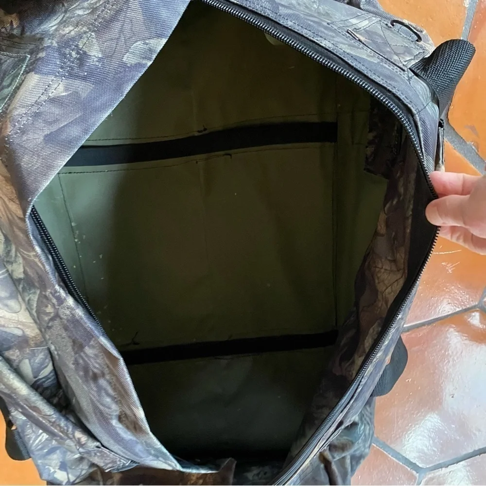 National Wild Turkey Federation NWTF Green Camo XL Duffel Bag Weekender Backpack